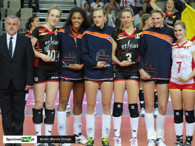 Frauke Dirickx (nr 3) w Koszalinie wybrana została najlepszą rozgrywającą final four