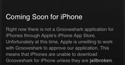 Twórcy Groovesharka namawiają do jailbreaku