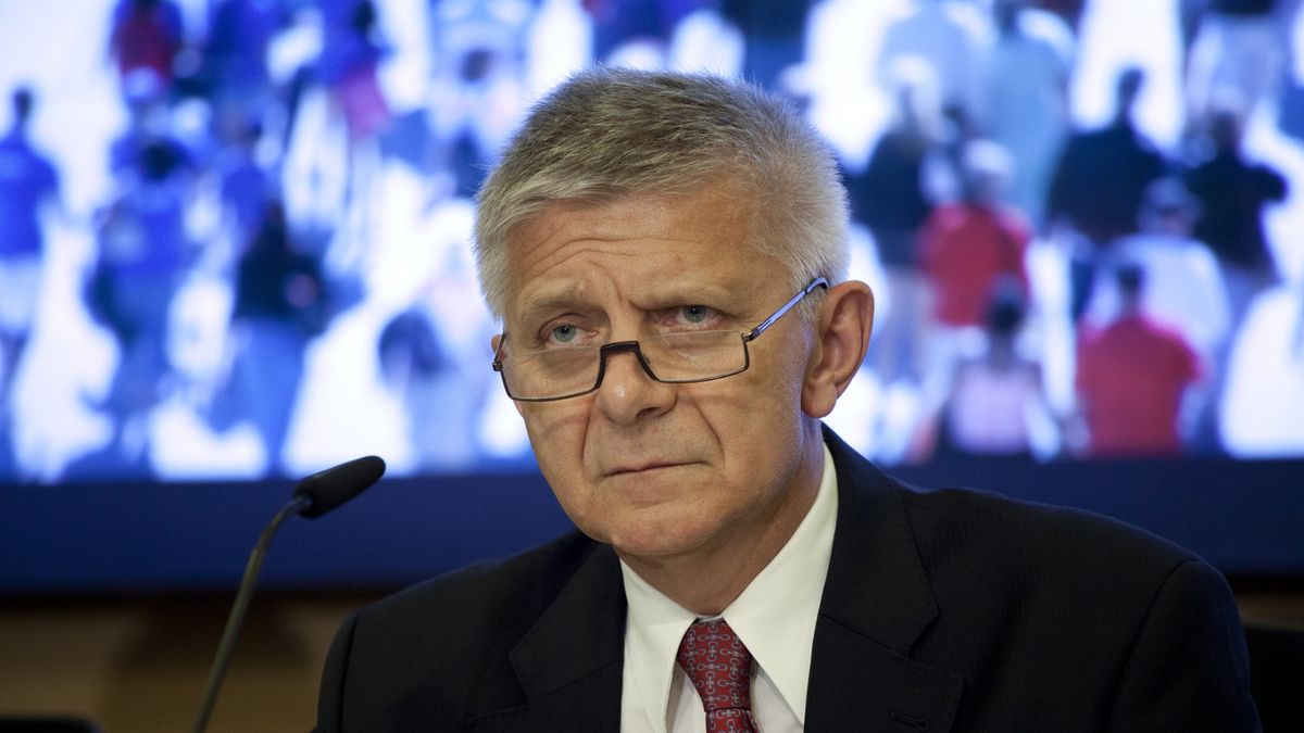 Na zdjęciu Marek Belka