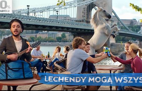 „Lechendy mogą wszystko" w reklamie Lech Free 0,0%