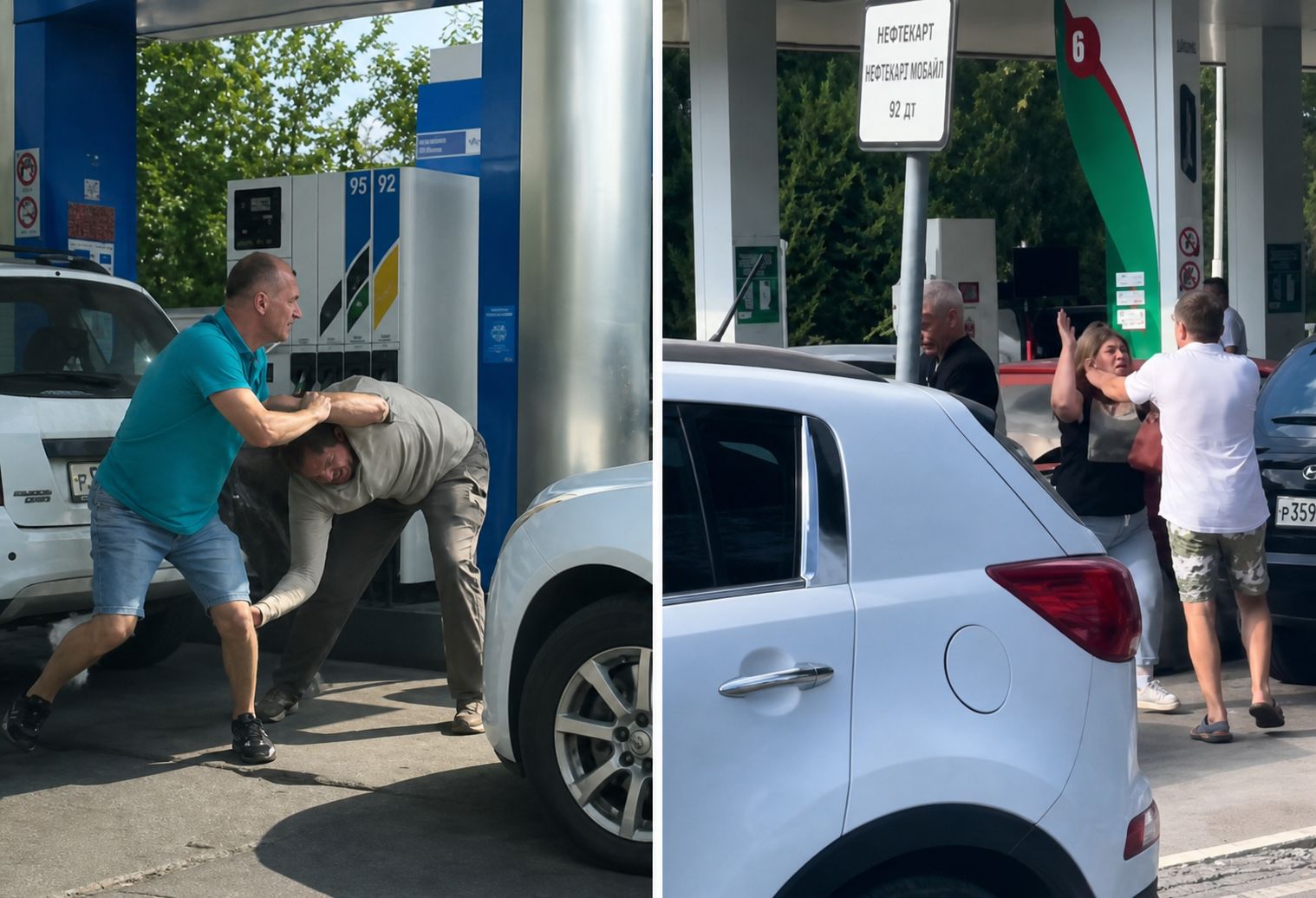 Kłótnie o paliwo na rosyjskich stacjach