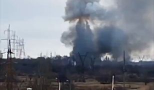 Ogień na okupowanym terenie. Celny ostrzał Ukraińców [RELACJA NA ŻYWO]