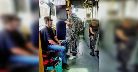 Puławy: Ukradli kable z placu budowy. Monitoring w autobusie zarejestrował podróż złodziei