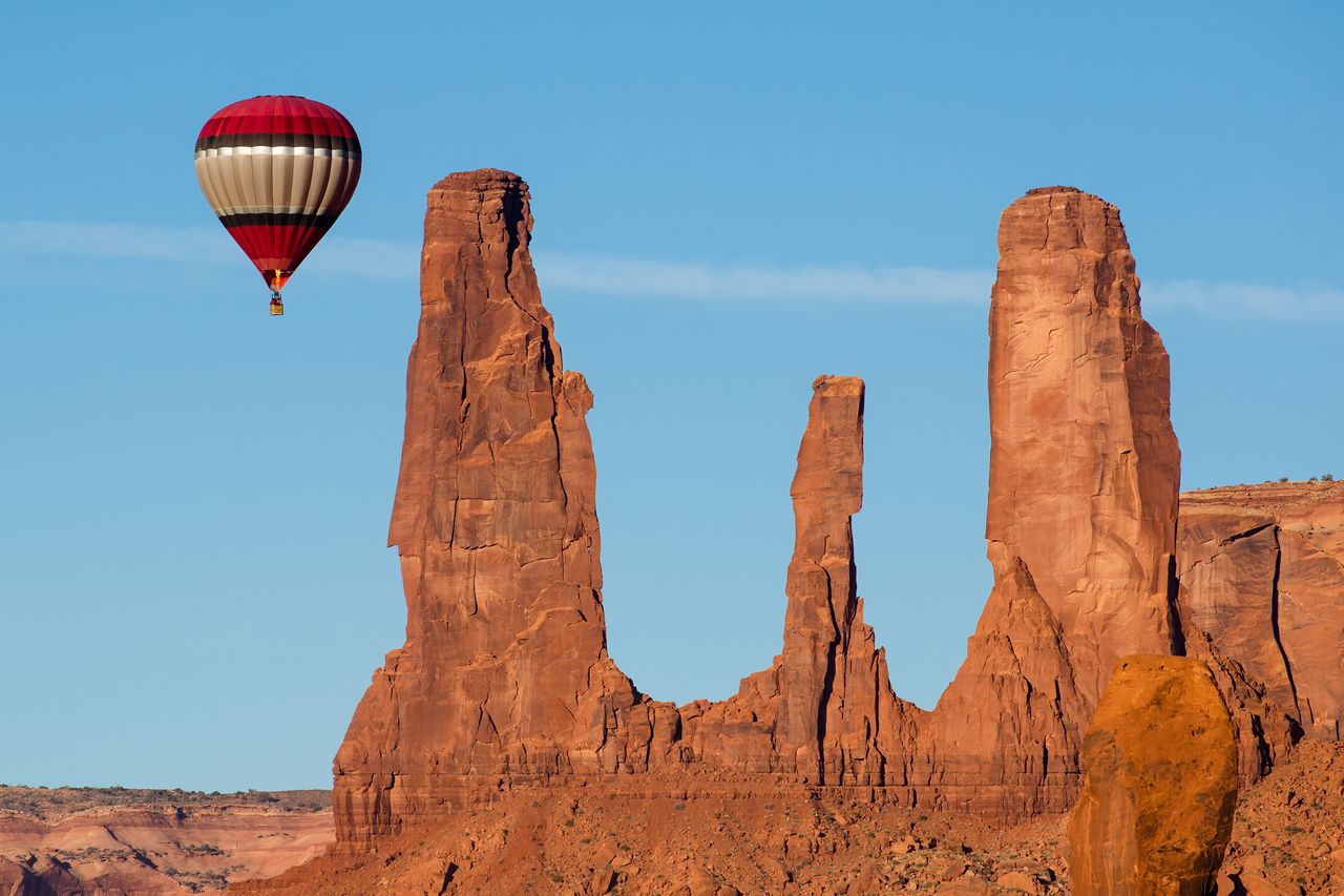 Hot air balloon. Illustrative photo.