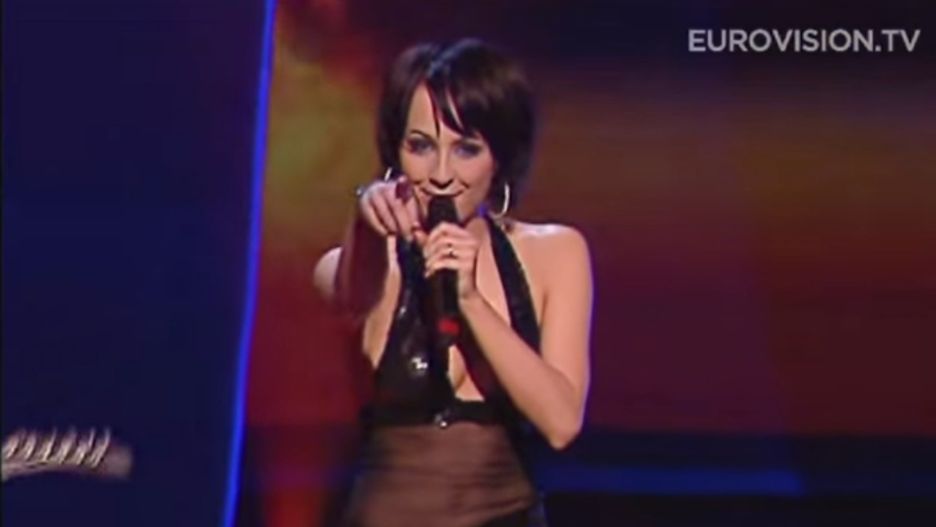 Tatiana Okupnik na konkursie Eurowizji 