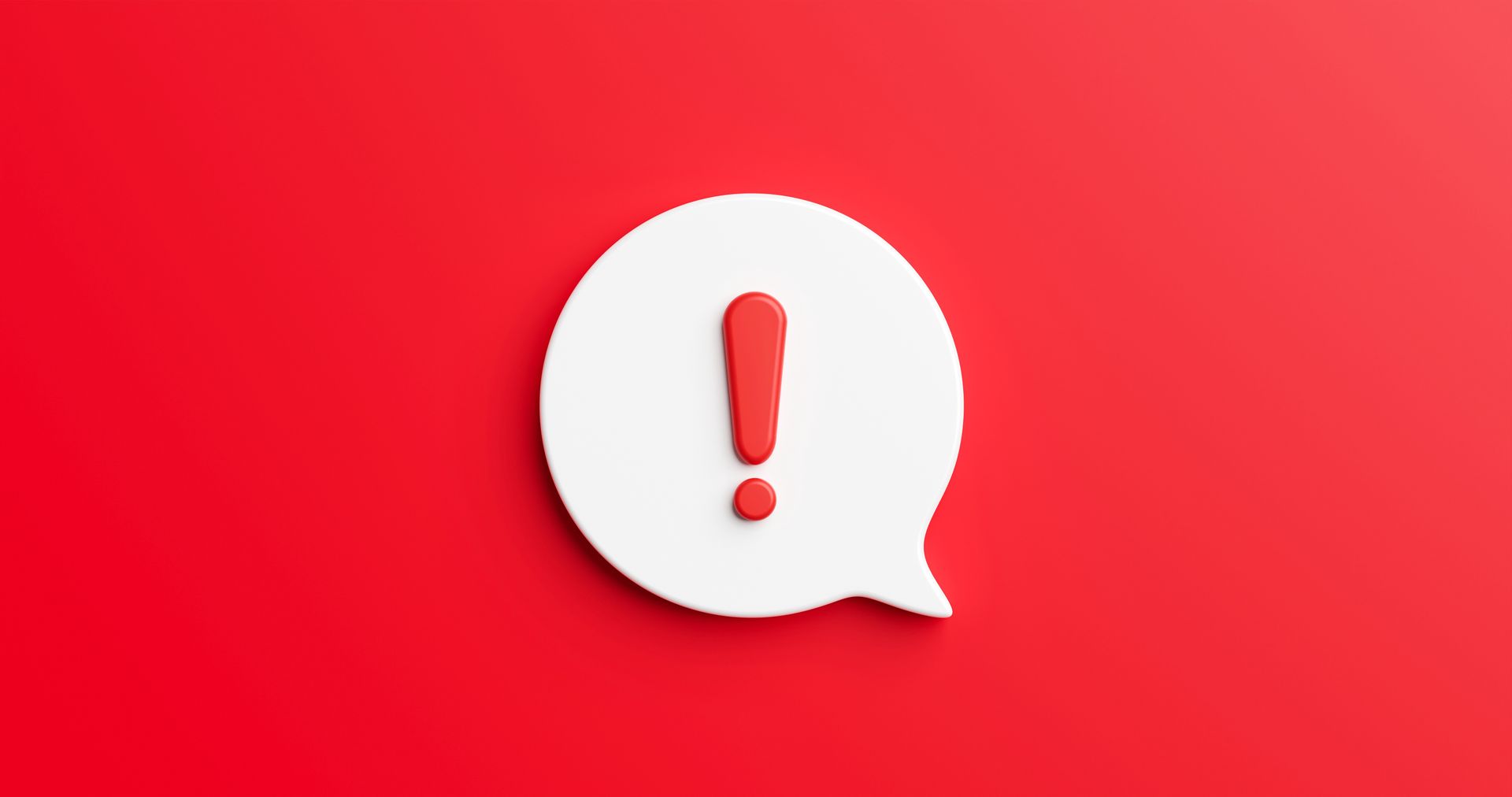 Red notification reminder icon chat message of attention alert alarm notice sign or flat design social button important caution symbol and warning urgent exclamation isolated on 3d danger background.
notification, reminder, icon, sign, symbol, alarm, message, red,