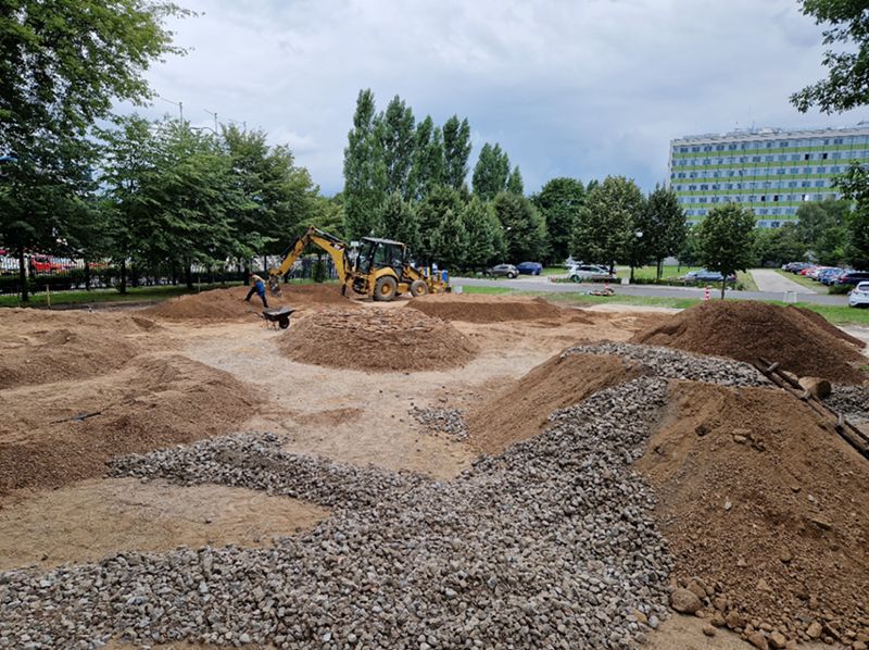 Marsyard - przestrzeń odzwierciedlająca powierzchnię Marsa.