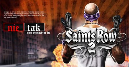 Oficjalna, polska strona gry Saints Row 2 i kawałek Tedego!