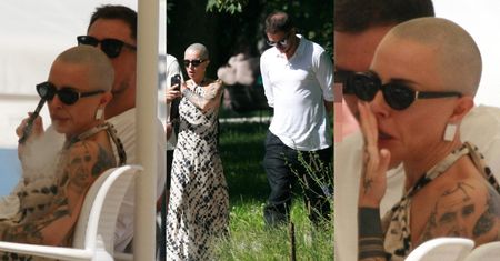 Blanka Lipińska puszcza dymka i stołuje się z Baryłą w sopockiej smażalni ryb (ZDJĘCIA)