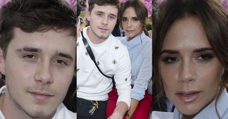 Dumna Victoria Beckham promuje syna na pokazie Diora