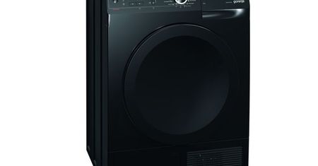 Czarna suszarka do prania firmy Gorenje