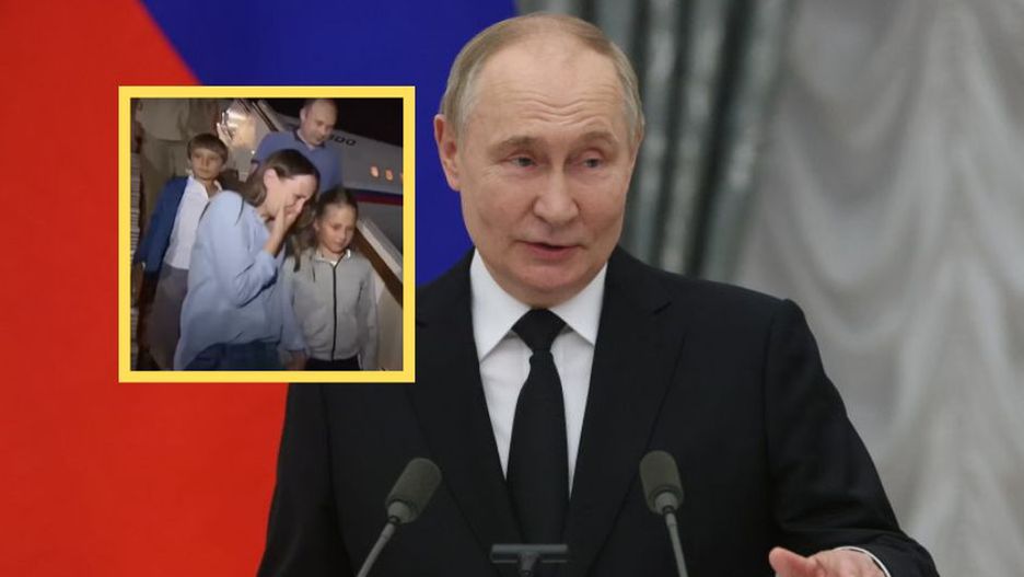 Dzieci szpiegów nie wiedziały, że są Rosjanami. Putin powitał ich z kwiatami