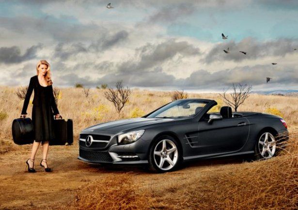 Mercedes SL, supermodelka i Calvin Klein [wideo]