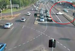 Przerażający wypadek w Australii. Przejechała przez 8 pasów i wjechała w sklep