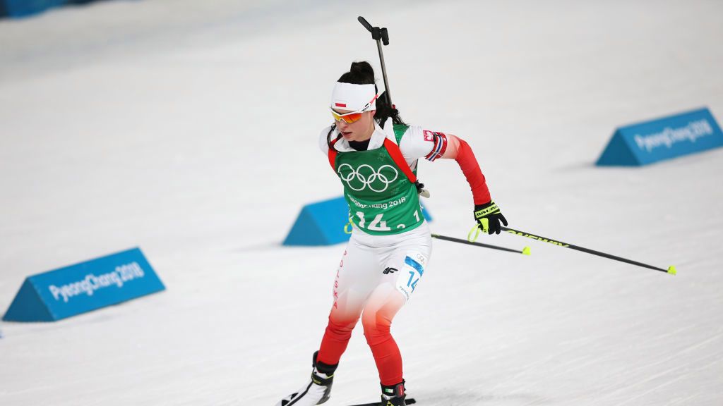 Kamila Żuk podczas zimowej olimpiady w Pjongczangu
