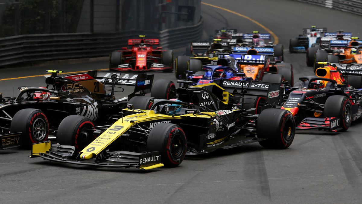 Daniel Ricciardo po starcie GP Monako