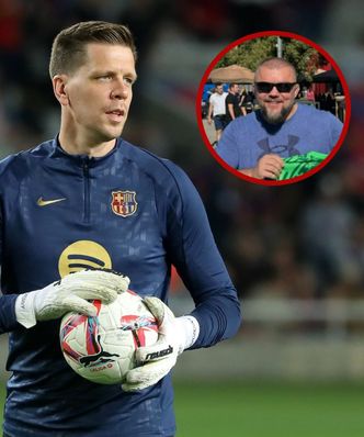 Przyleciał na mecz Barcelony. "Hej Szczęsny, będę miał sprawę"