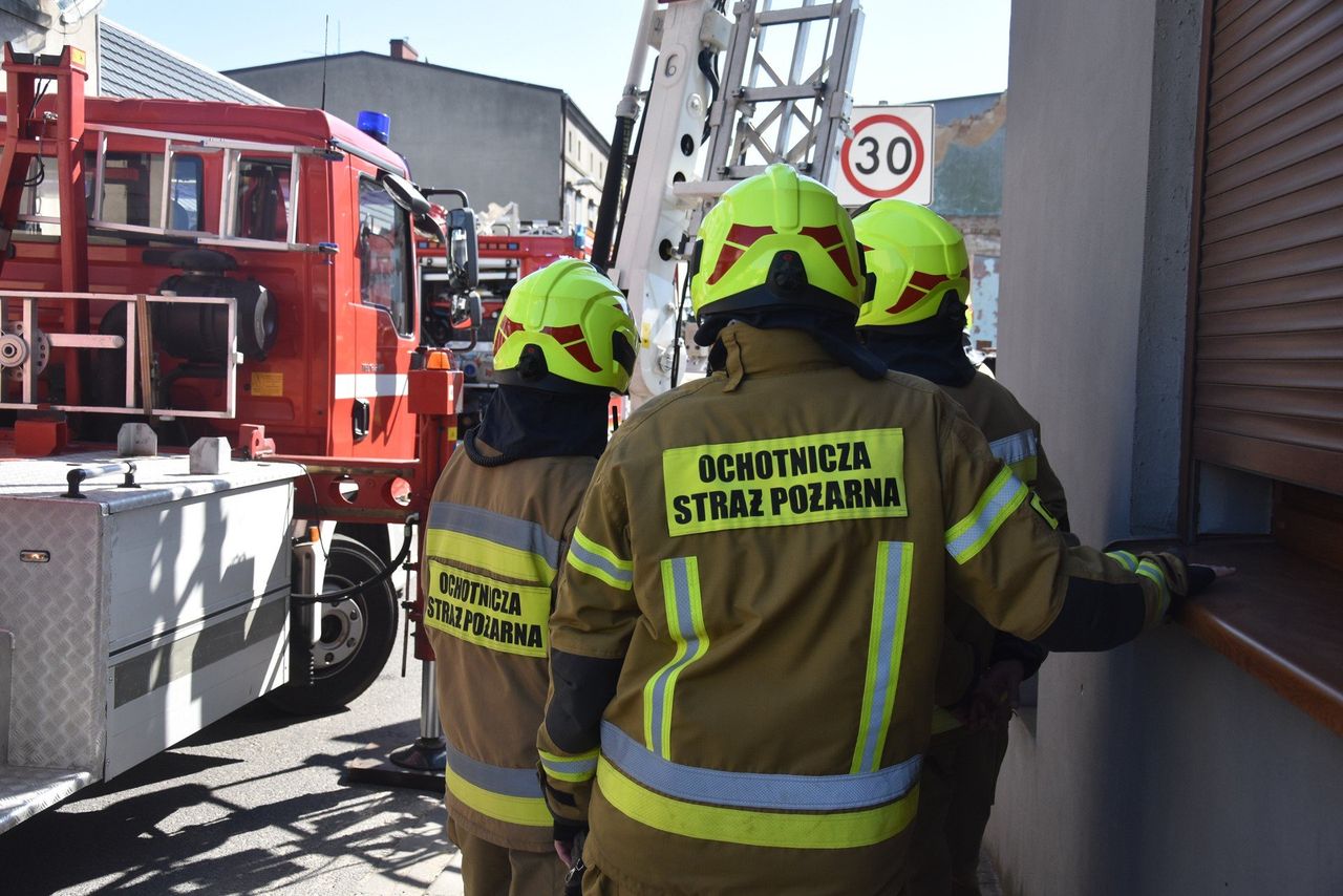 Małachowo: Pożar w budynku. Ogień został opanowany przed przyjazdem służb
