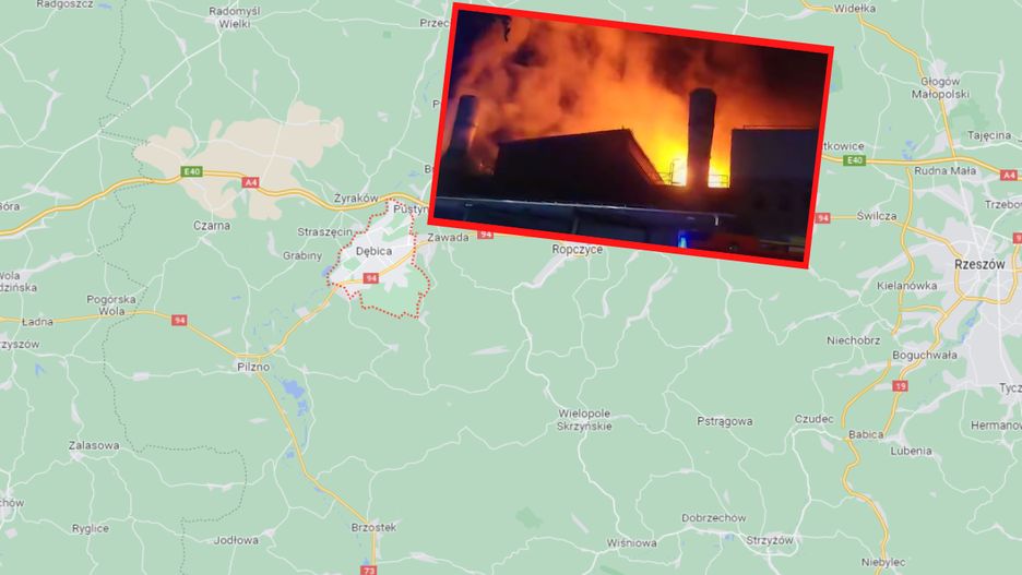 Pożar w Dębicy