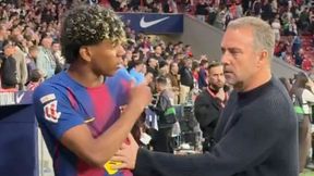 Dziwne zachowanie Yamala. Nagrali, co zrobił po golu Lewandowskiego