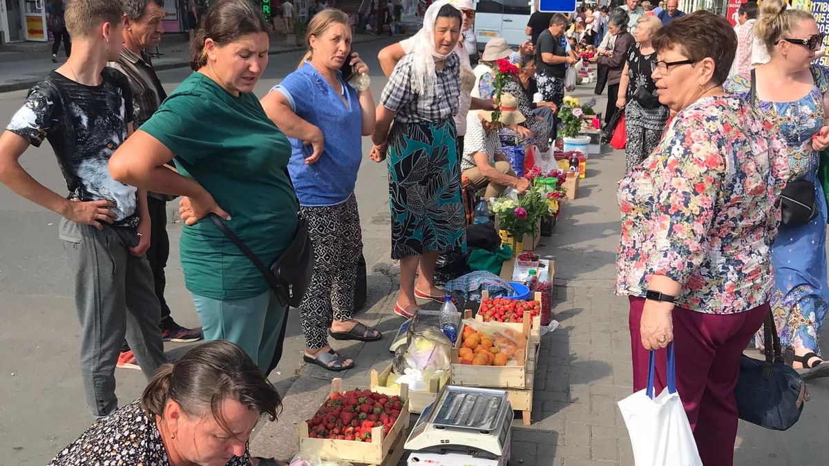 Targ uliczny w Kiszyniowie