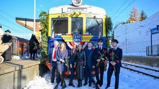Zakopane: Retro pociąg EN71-001 znów wjechał do miasta