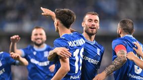 Gol, asysta i rozczarowanie wynikiem. Bohater Lecha nie był w pełni zadowolony
