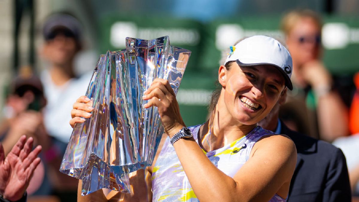 Getty Images / Robert Prange / Na zdjęciu: Iga Świątek, mistrzyni BNP Paribas Open 2022