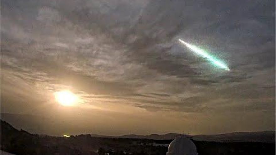 Kosmiczne zjawisko nad Hiszpanią