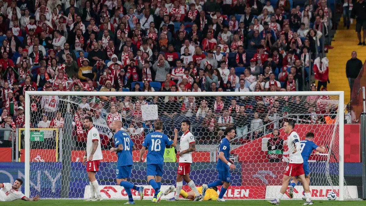 Getty Images / Dominika Zarzycka/NurPhoto / Na zdjęciu: Mecz Polska - Finlandia.