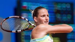 WTA Tiencin: Karolina Pliskova walczy o Singapur, porażka Kristiny Mladenović