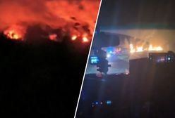 Ogień w obwodzie kurskim. "Płonie rosyjski konwój wojskowy"