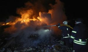 Nocny atak dronów na port w Izmaile. Uszkodzony statek pod banderą Panamy