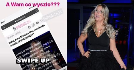 Dominika Tajner chwali się wynikiem psychotestu Pudelka: "UFFF, JESTEM SOBĄ"