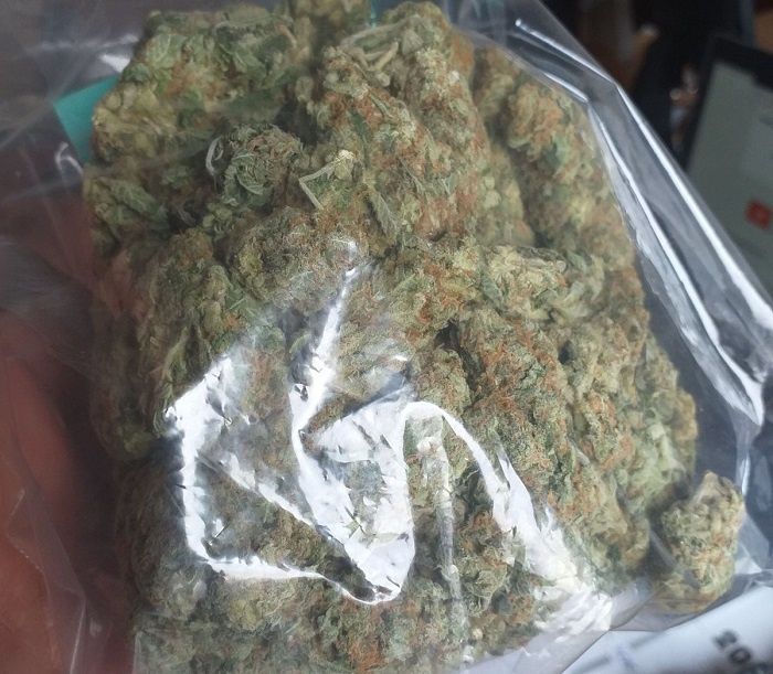 Zabezpieczona przez policjantów marihuana