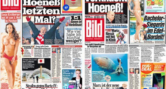 „Bild” rezygnuje ze zdjęć rozebranych modelek na pierwszej stronie, „Fakt” nie usunie ich z ostatniej strony