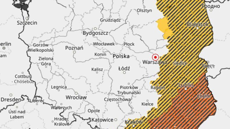 Pomarańczowe alerty IMGW