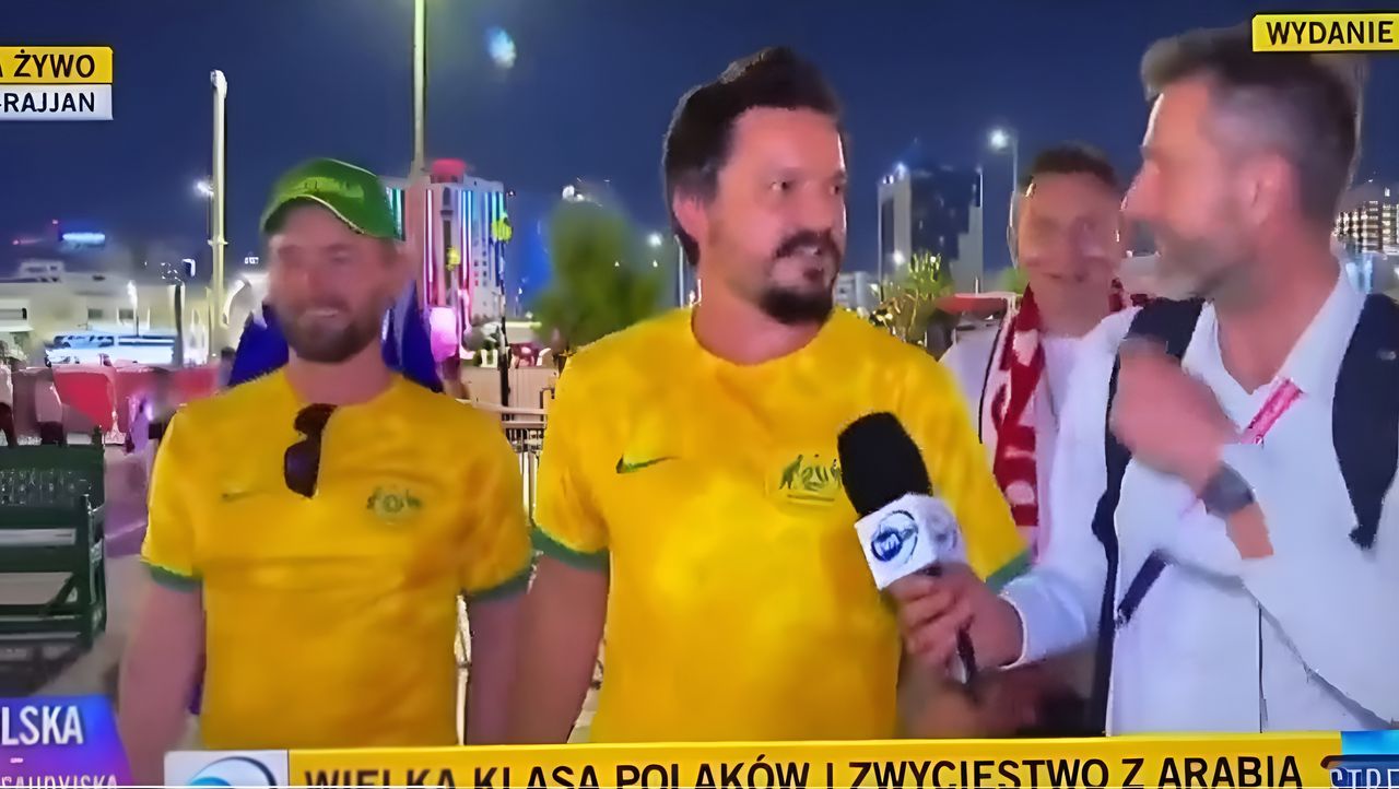 Mundial 2022. Reporter TVN24 dał się wkręcić kibicowi. Wideo hitem sieci