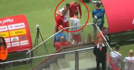 Lewandowski i Szczęsny ruszyli w kierunku Milika. Wszystko się nagrało