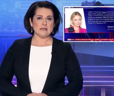 Barbara Kurdej-Szatan zamieściła wulgarny wpis. TVP już do niej się nie przyznaje