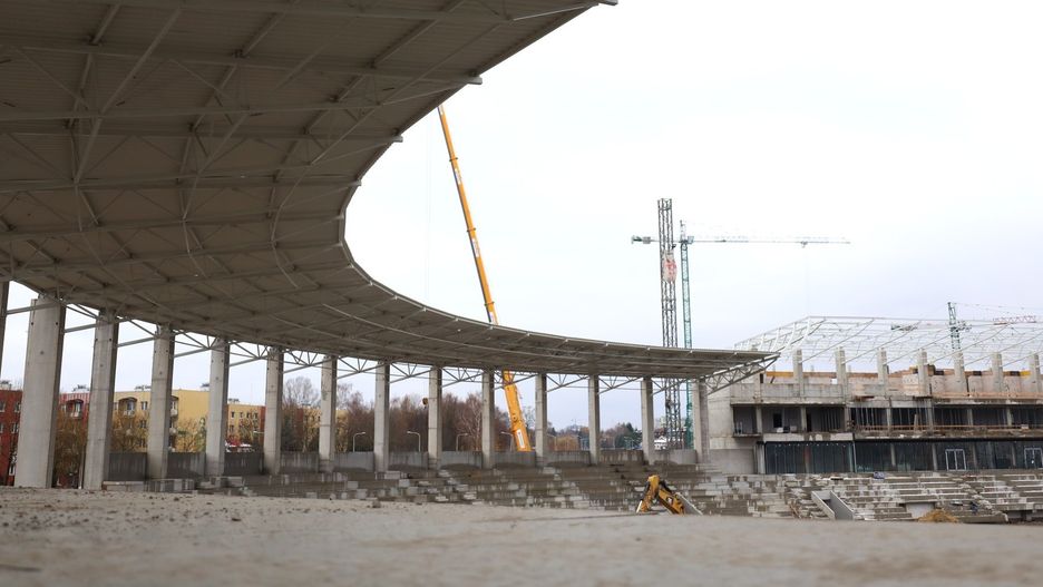 Przy ulicy Wyspiańskiego w Rzeszowie powstaje Podkarpackie Centrum Lekkiej Atletyki.