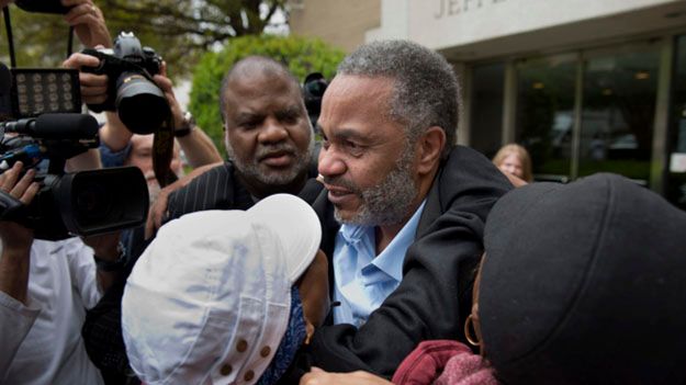 Anthony Ray Hinton po wyjściu z więzienia