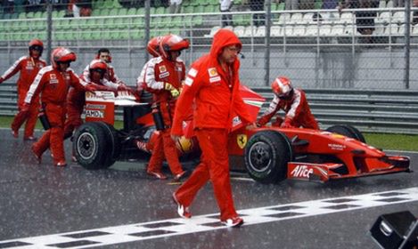 Tragedia Ferrari w GP Malezji