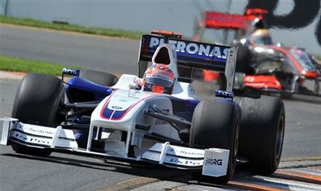 GP Australii: Kubica najlżejszy