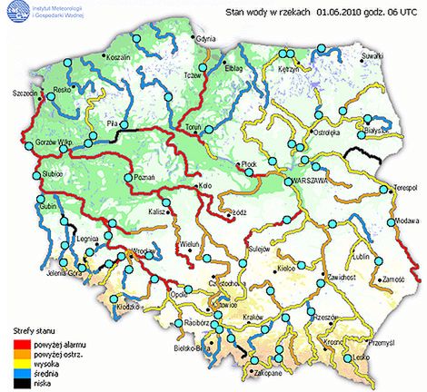 Poznań zagrożony, synoptycy ostrzegają przed deszczami