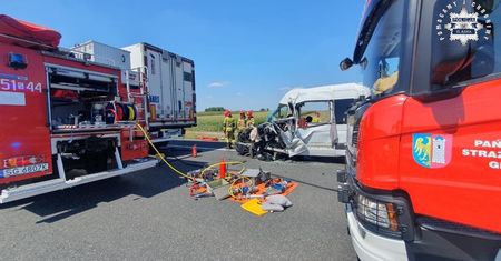 Wielu rannych po wypadku. Tragiczne doniesienia z A4