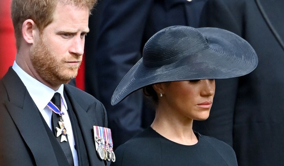 Harry i Meghan uczestniczyli w uroczystościach pogrzebowych królowej