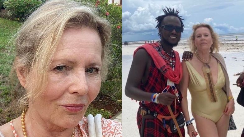 Grażyna Szapołowska złotym bikini zachwyca się Zanzibarem