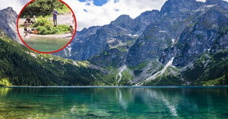 Tłumy nad Morskim Okiem. "Plaża w Stegnie" w Tatrach