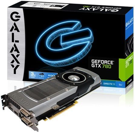 Galaxy GeForce GTX 780 karta graficzna zdjęcie opakowanie
